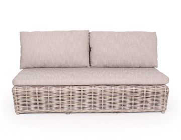 Kubu Sofa u/armlæn - Naturrattan - 2 pers.